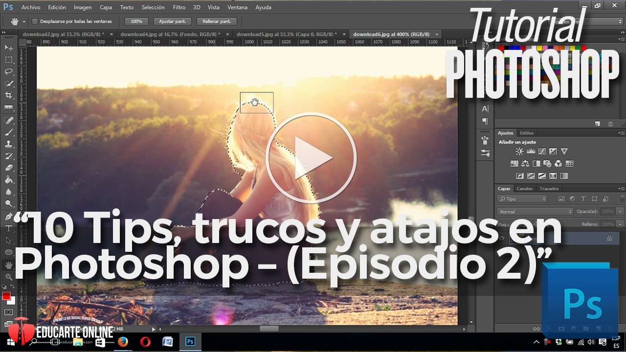 10 tips, trucos y atajos en Photoshop